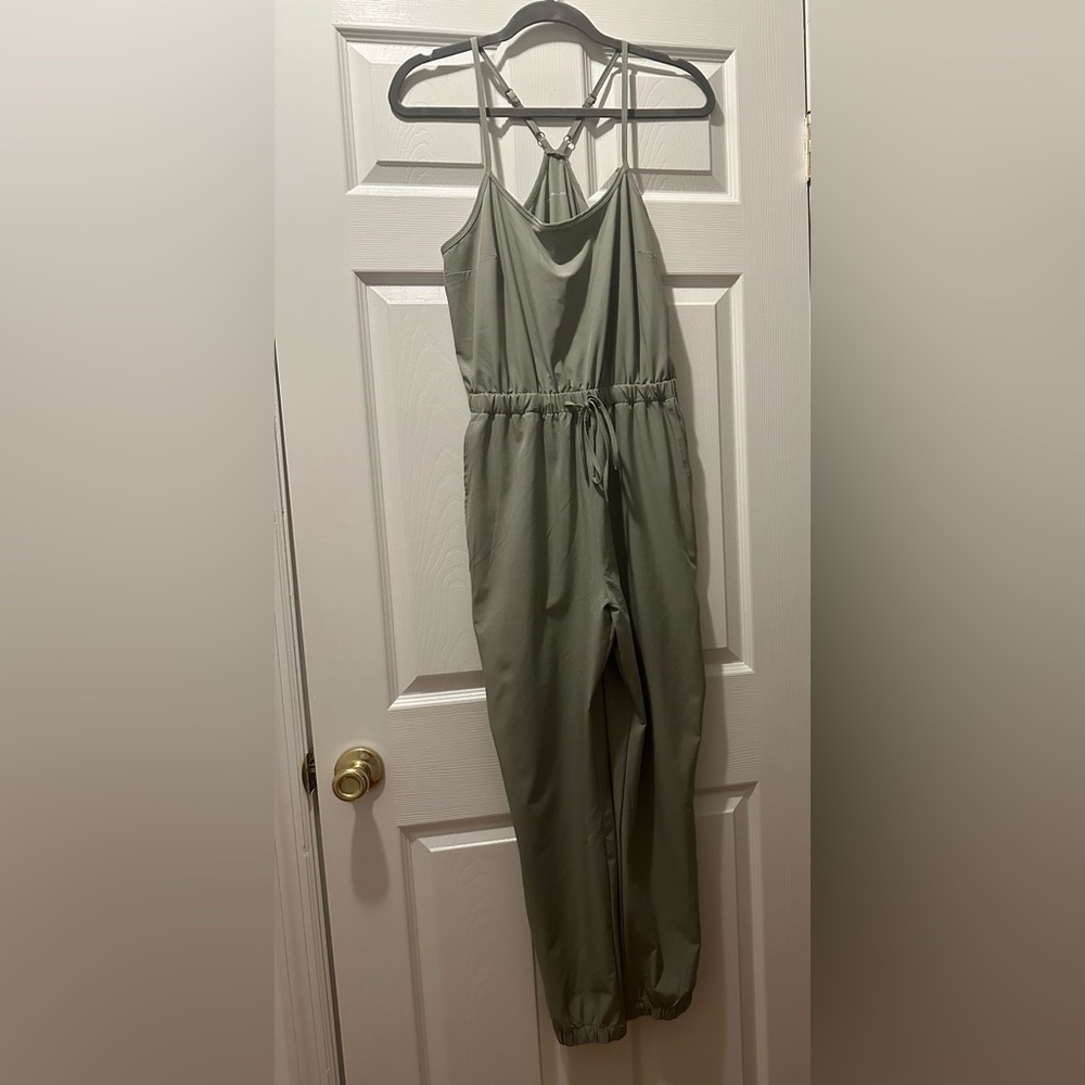 Olive Abercrombie Jumpsuit - Small